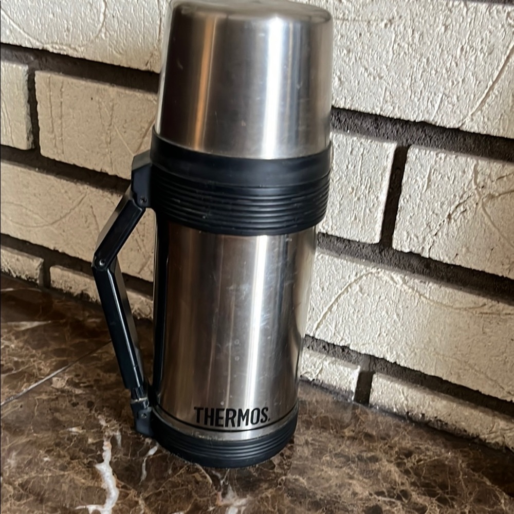 Thermos Silver Black Kitchen Food Storage